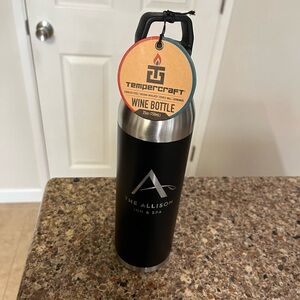 new Temper Craft stainless Steel Wine Bottle great for pinics and dates